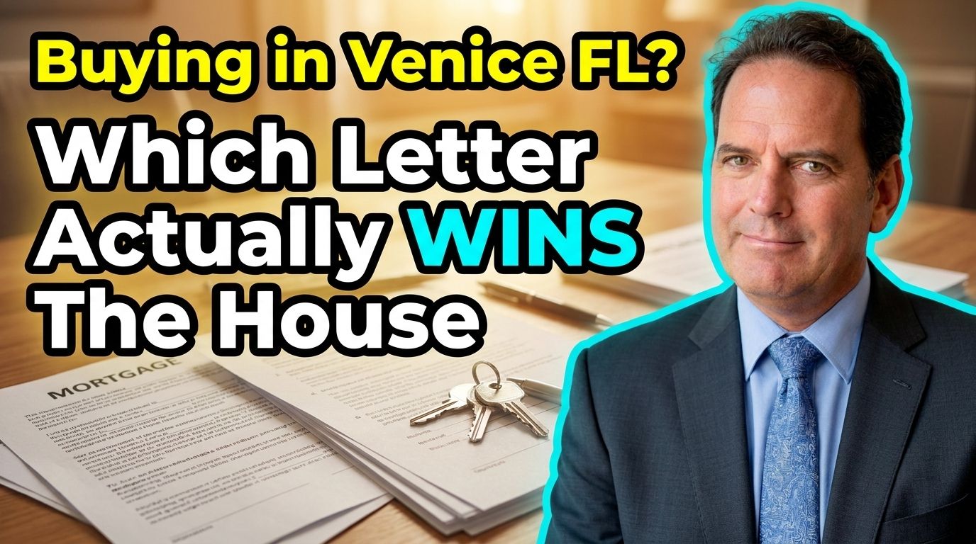 Side by side mortgage pre-qualification and pre-approval letters showing why one wins offers in Venice, Florida