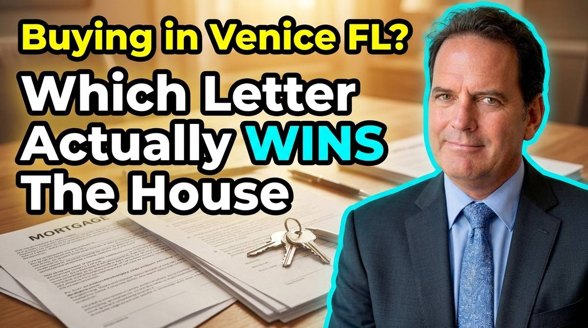 Side by side mortgage pre-qualification and pre-approval letters showing why one wins offers in Venice, Florida